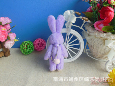 【/外貿出口毛絨玩具關節(jié)兔包包掛件飾品婚慶公司小禮品廠家批發(fā)】南通市通州區(qū)綜藝玩具廠 - 產品庫