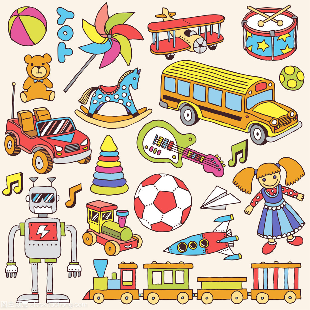 五彩繽紛的手繪套裝玩具 創意與樂趣的完美結合